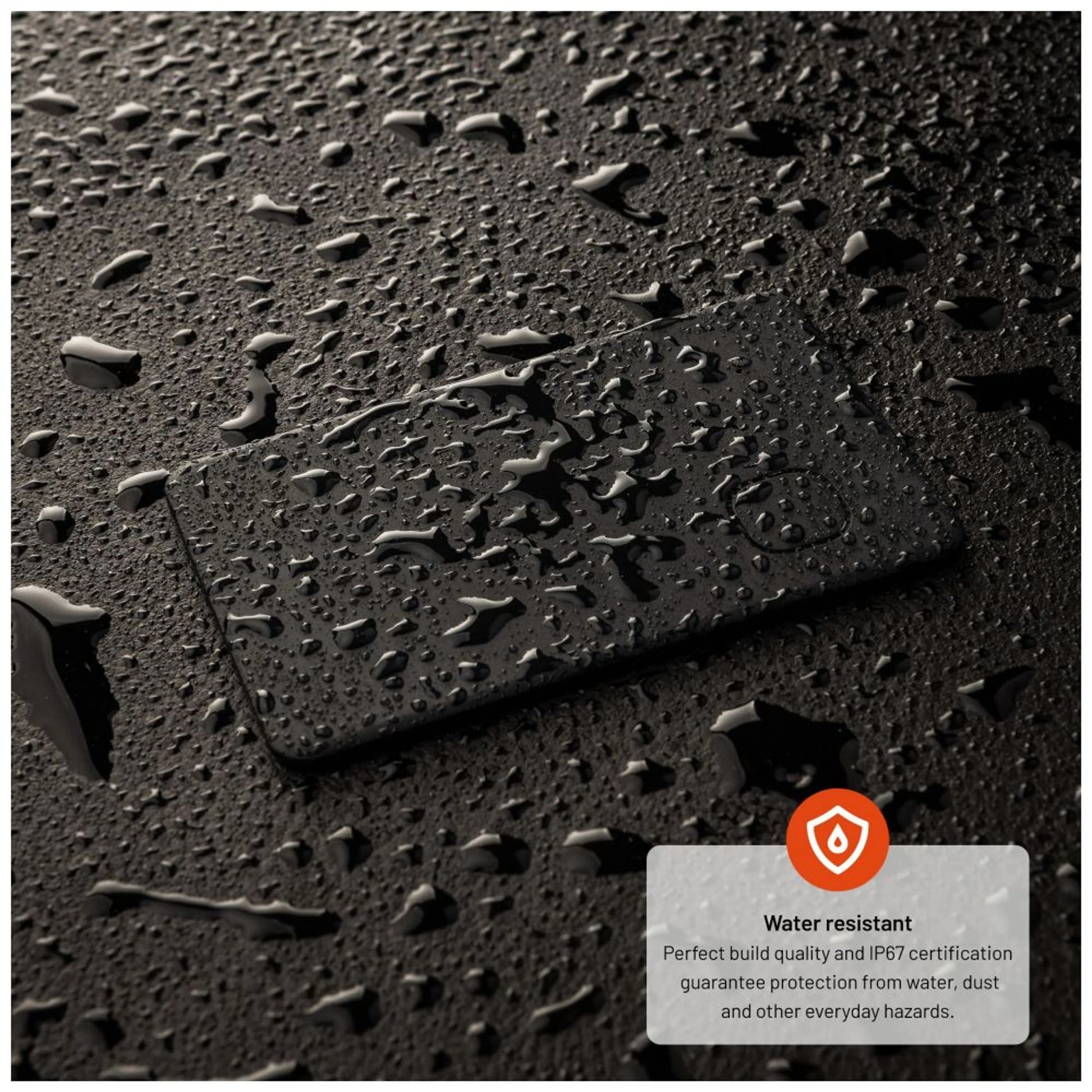 Smart tracker FIXED Tag Card s podporou Find My, bezdrátové nabíjení, černý - FIXED