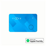 Inteligentny lokalizator FIXED Tag Card z obsługą Find My, ładowanie bezprzewodowe, niebieski - FIXED