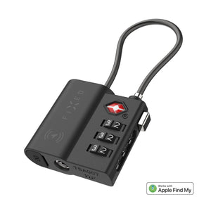Smart tracker FIXED Tag Lock s podporou Find My a TSA, černý - FIXED