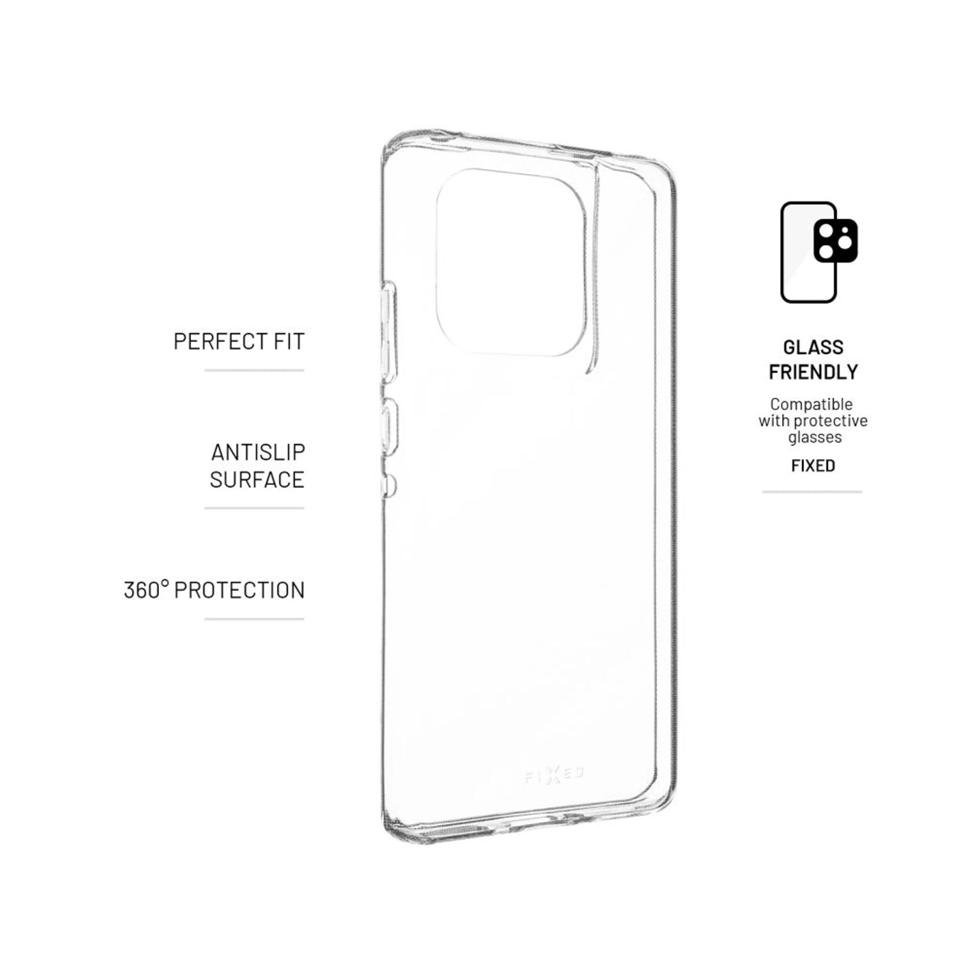 TPU gelový kryt FIXED Story pro Motorola Edge 50 Ultra, čirý - FIXED