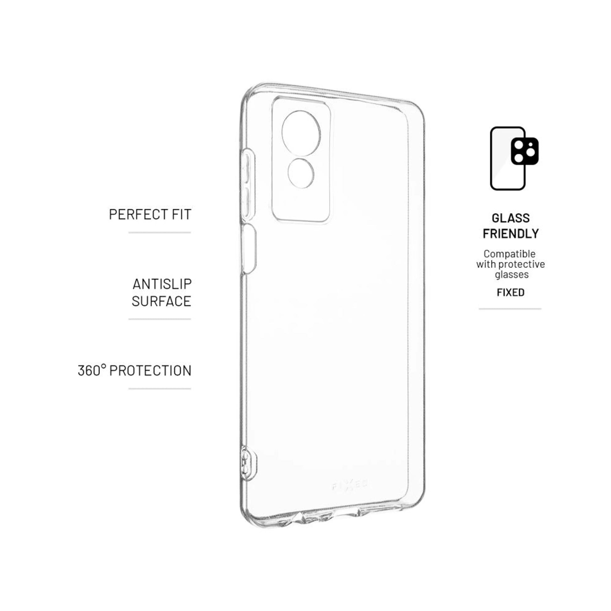 TPU gelový kryt FIXED Story pro TCL 501, čirý - FIXED