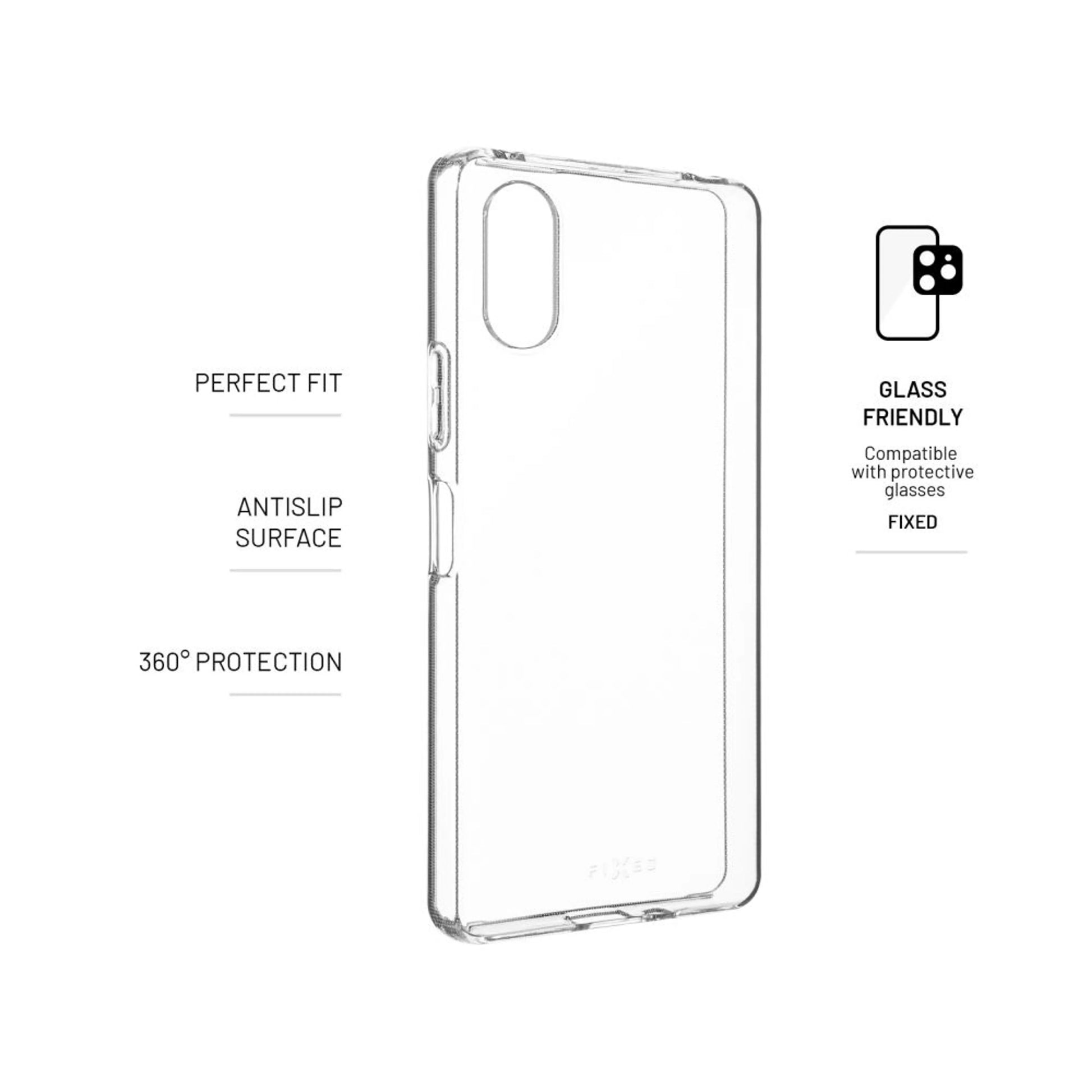 TPU gelový kryt FIXED Story pro Sony Xperia 10 VI, čirý - FIXED