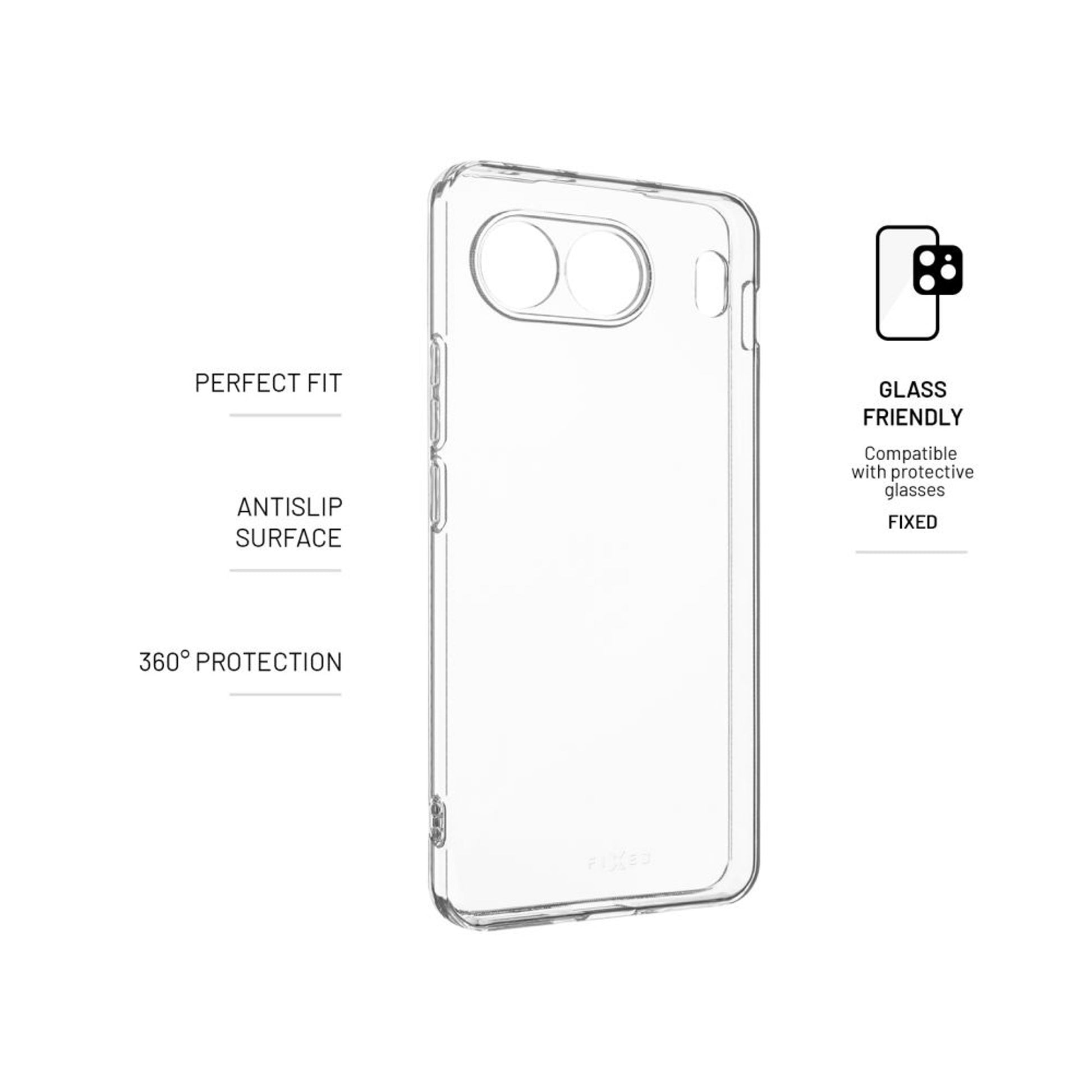 TPU gelový kryt FIXED Story pro OnePlus Nord 4, čirý - FIXED
