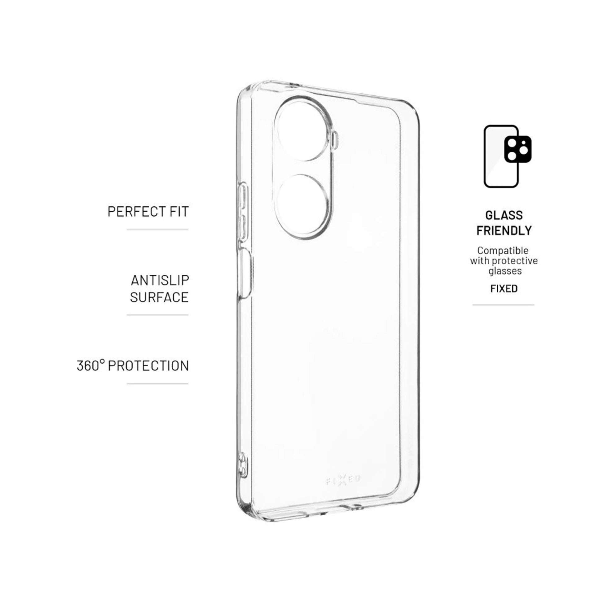 TPU gelový kryt FIXED Story pro Huawei Nova 11 SE/12 SE, čirý - FIXED