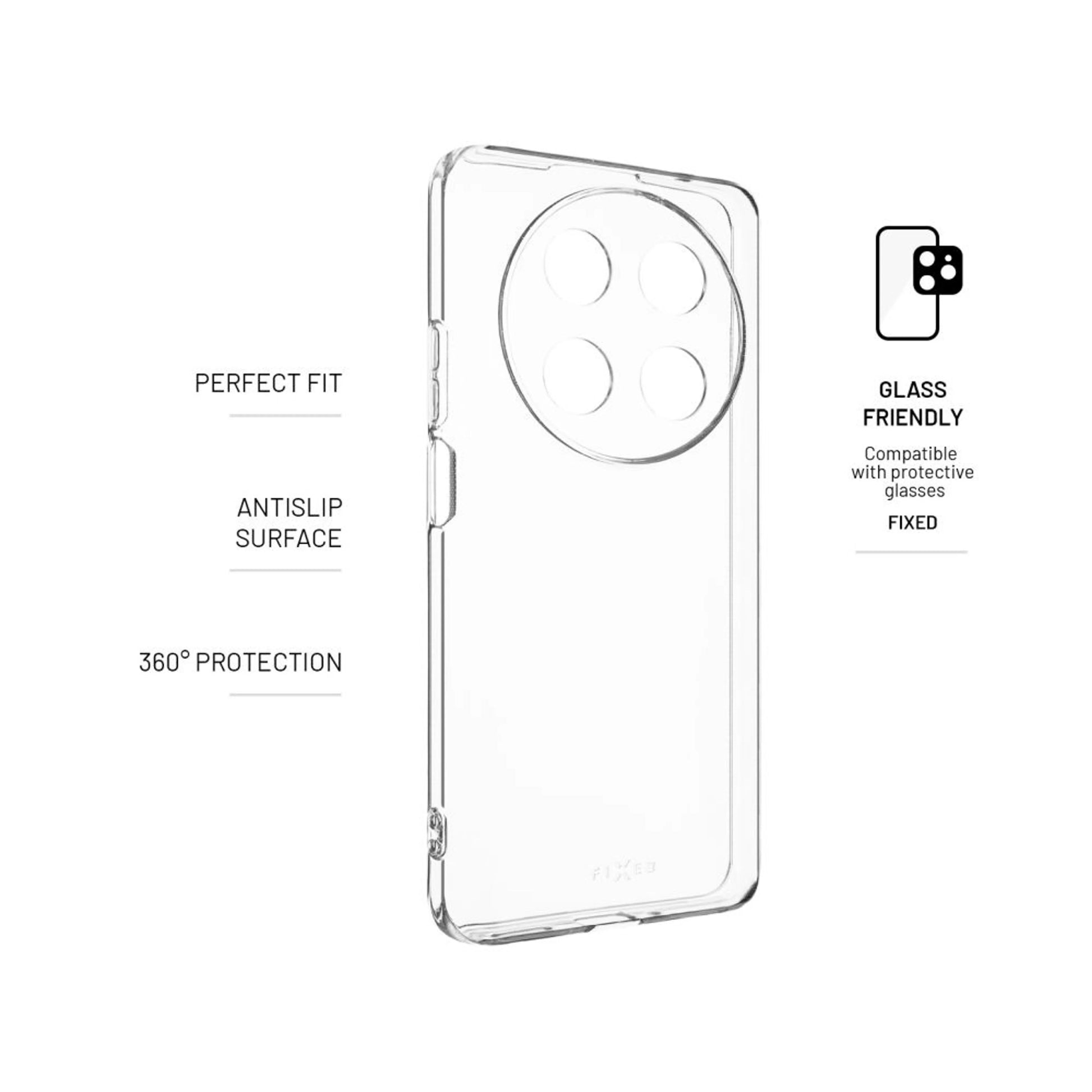 TPU gelový kryt FIXED Story pro Huawei Nova 12i, čirý - FIXED