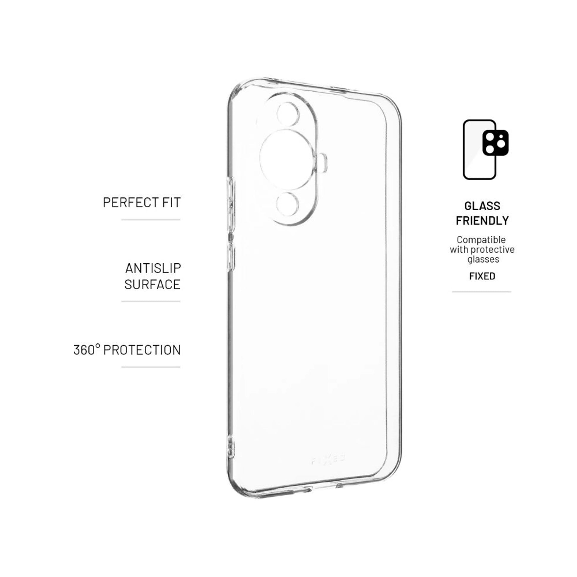 TPU gelový kryt FIXED Story pro Huawei Nova 12s, čirý - FIXED