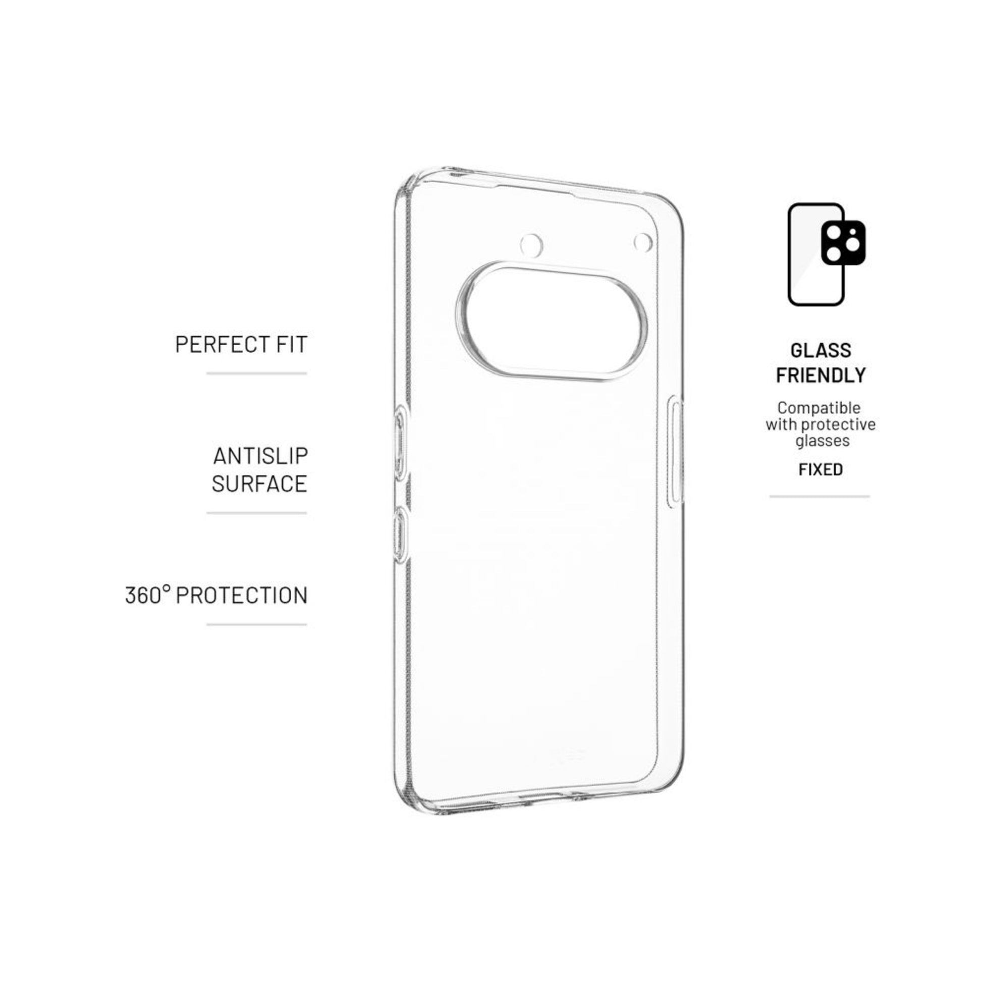 TPU gelový kryt FIXED Story pro Nothing Phone (3a) 5G, čirý - FIXED