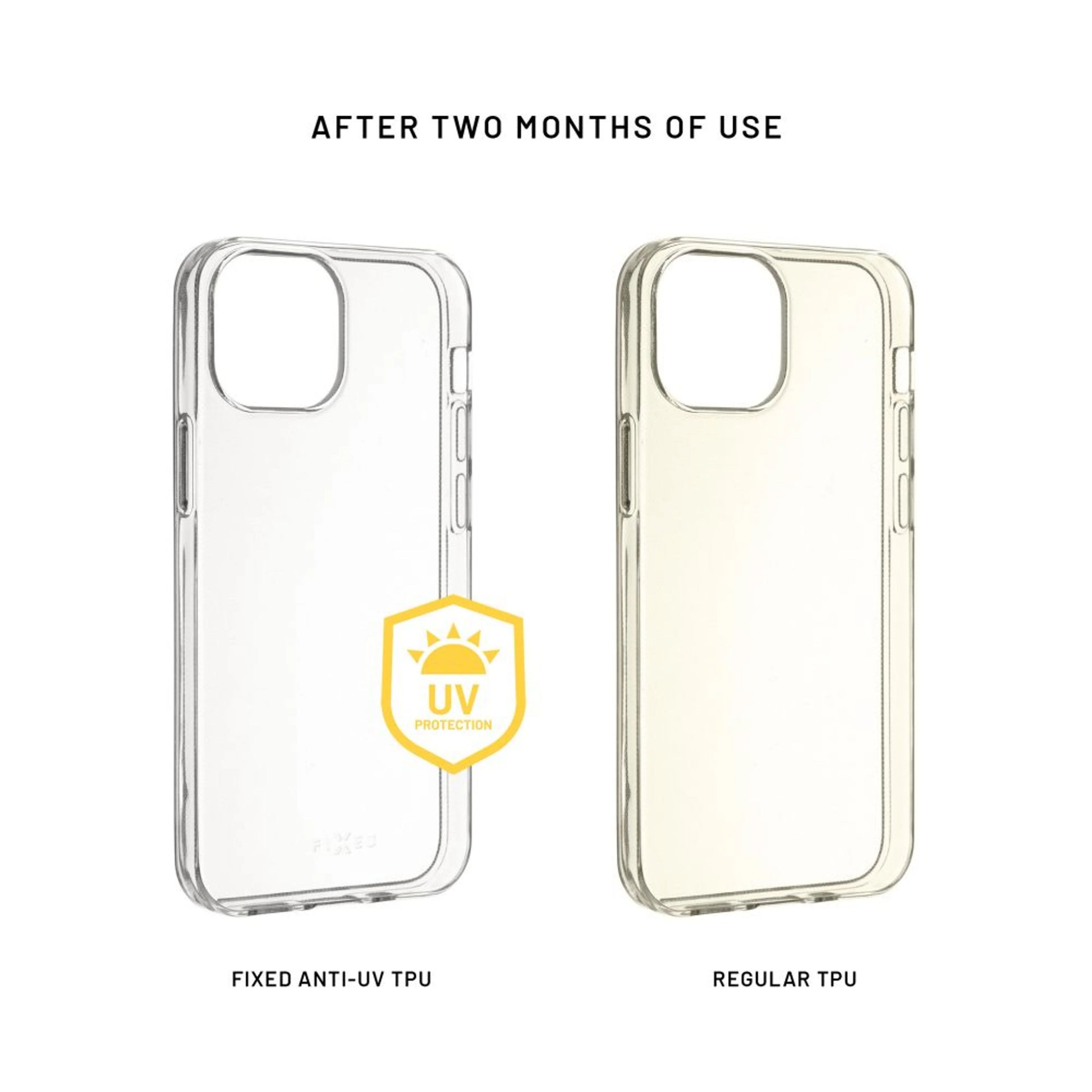 TPU gelový kryt FIXED Story AntiUV pro Samsung Galaxy A06, čirý - FIXED