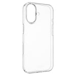 Ultratenký TPU gelový kryt FIXED Story Slim pro Apple iPhone 16, 0,6 mm, čirý - FIXED