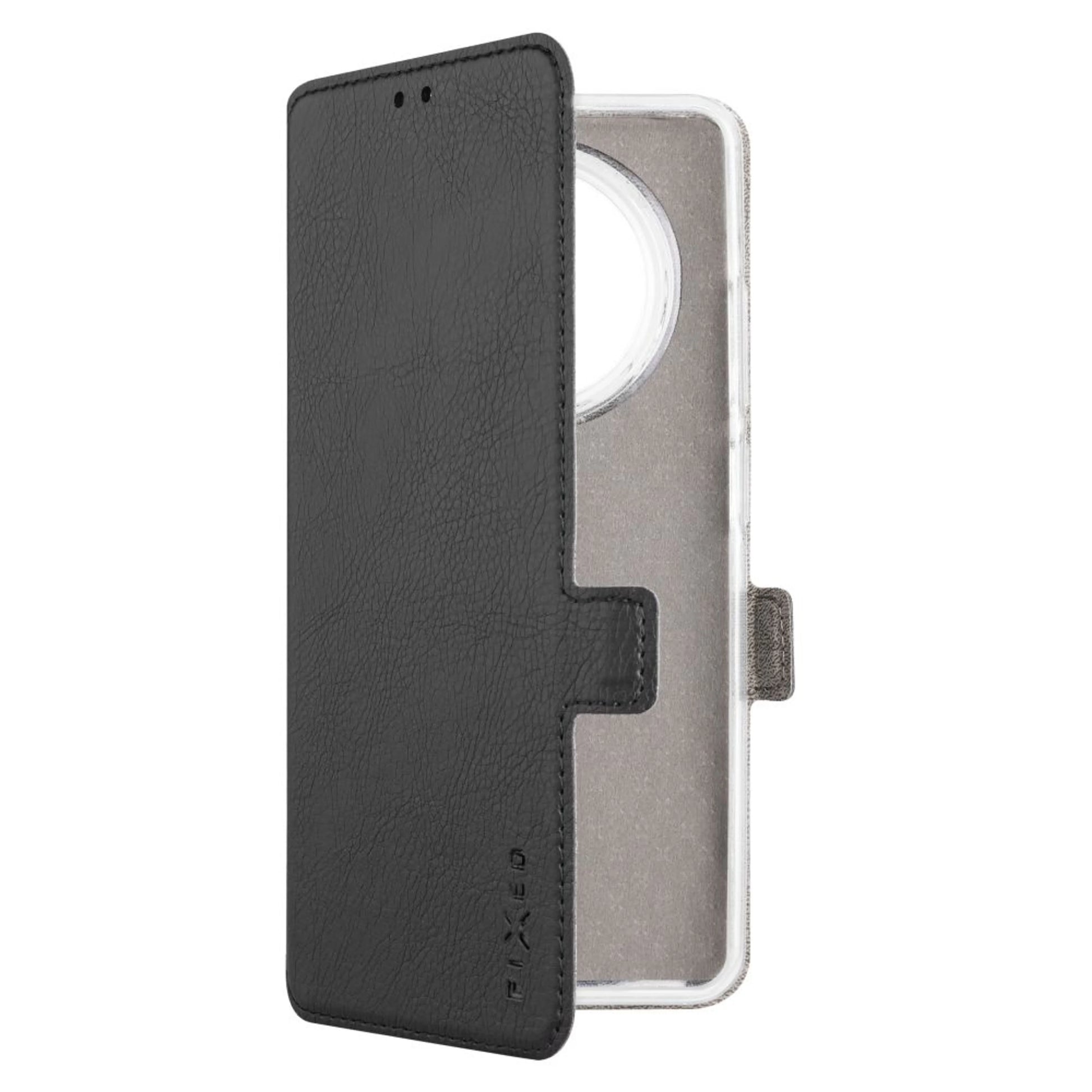 Tenké pouzdro typu kniha FIXED Topic pro ZTE Blade A73 5G, černé - FIXED