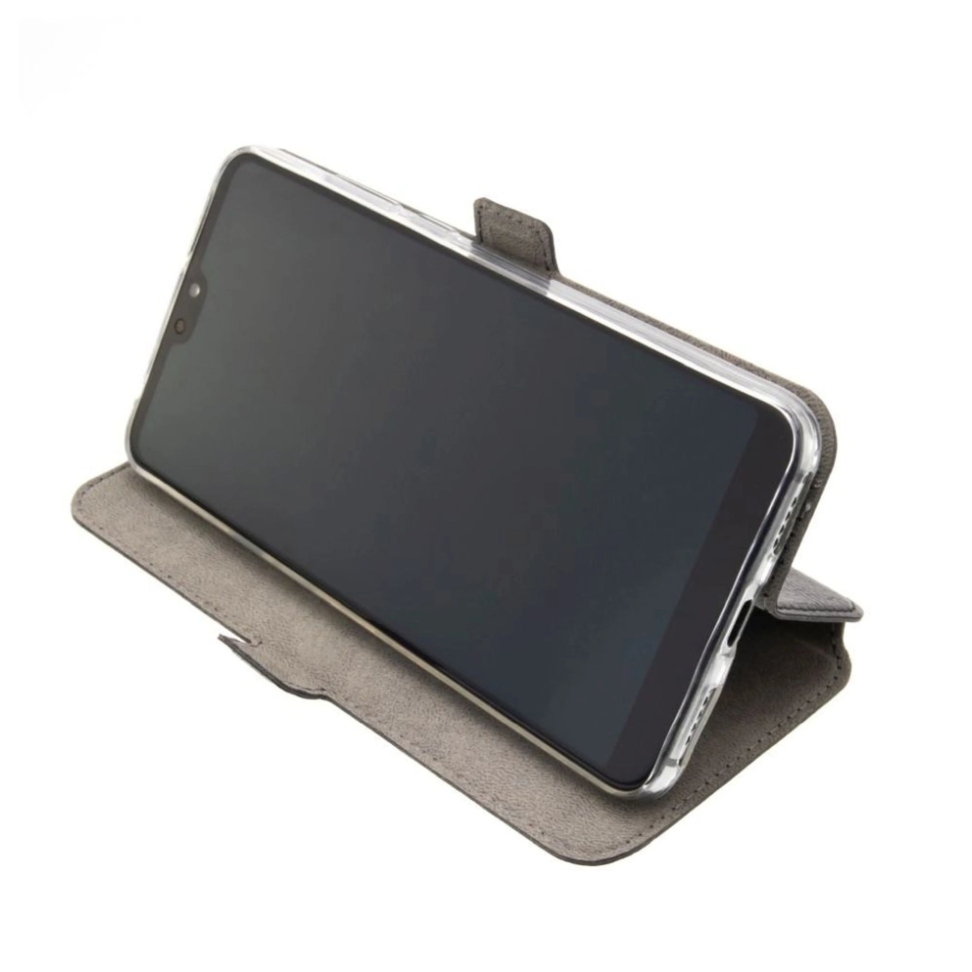 Tenké pouzdro typu kniha FIXED Topic pro ZTE Blade A73 5G, černé - FIXED