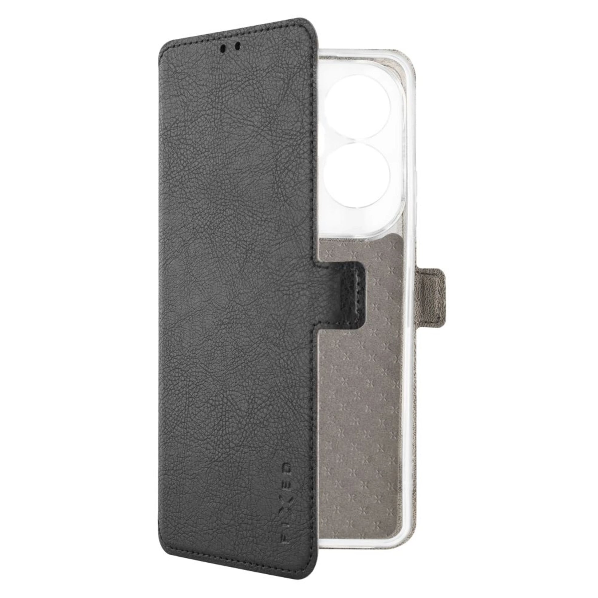 Cienkie etui typu book FIXED Topic do Infinix Hot 40/40 Pro, czarne - FIXED