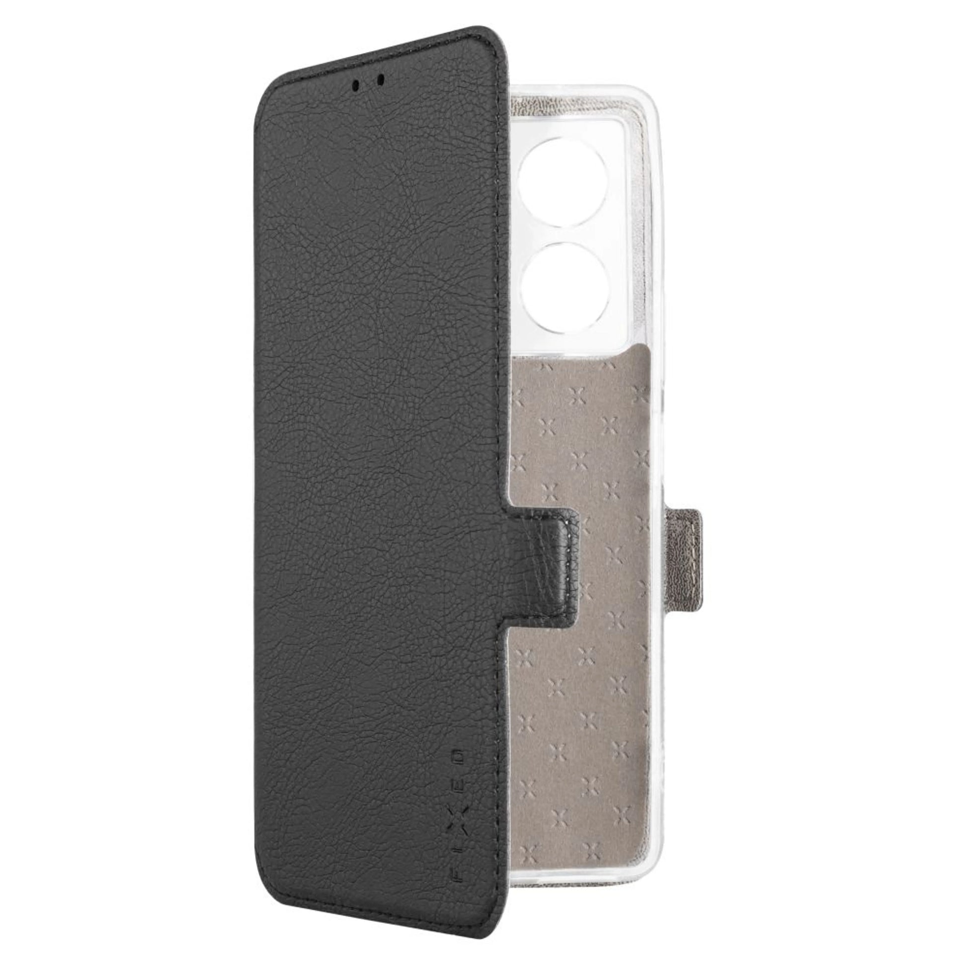 Cienkie etui typu book FIXED Topic do Infinix GT 20 Pro, czarne - FIXED