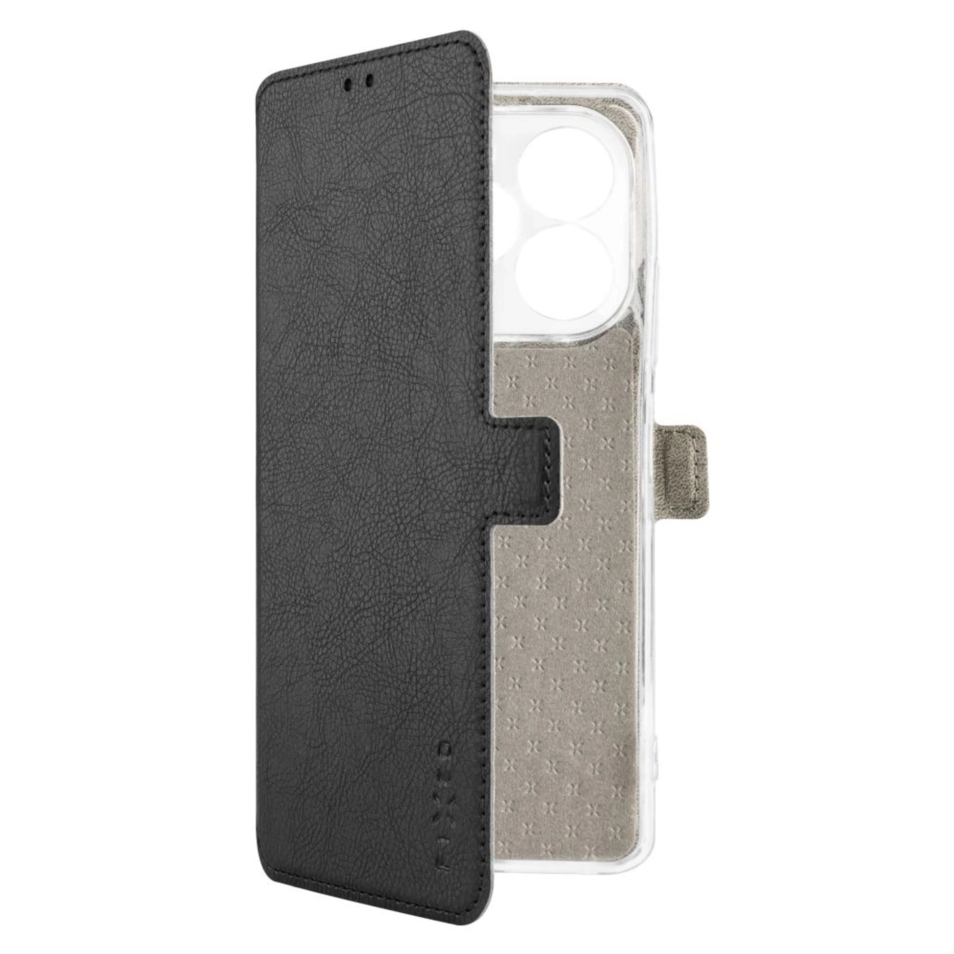 Cienkie etui typu book FIXED Topic do Infinix Note 40X 5G, czarne - FIXED