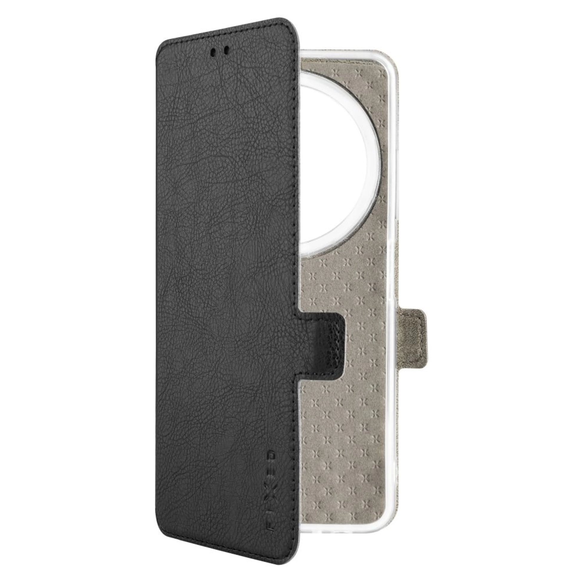 Tenké pouzdro typu kniha FIXED Topic pro ZTE Blade A75 5G/Nubia Focus 5G, černé - FIXED
