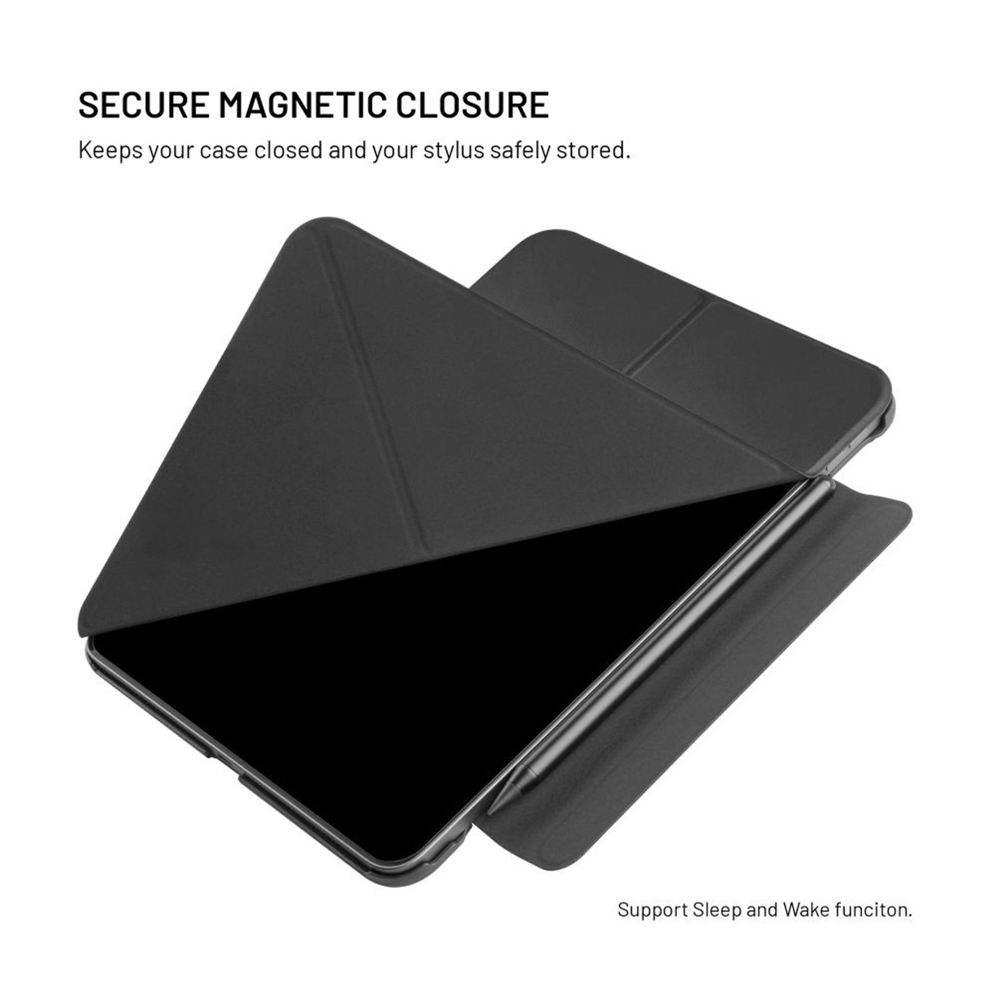 Pouzdro FIXED Trinity Case pro Apple iPad Pro 11" M4 (2024) se stojánkem, černé - FIXED