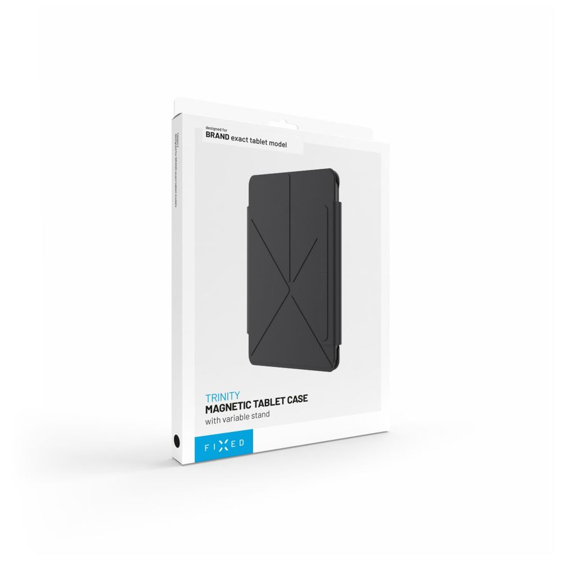 Pouzdro FIXED Trinity Case pro Apple iPad Pro 11" M4 (2024) se stojánkem, černé - FIXED