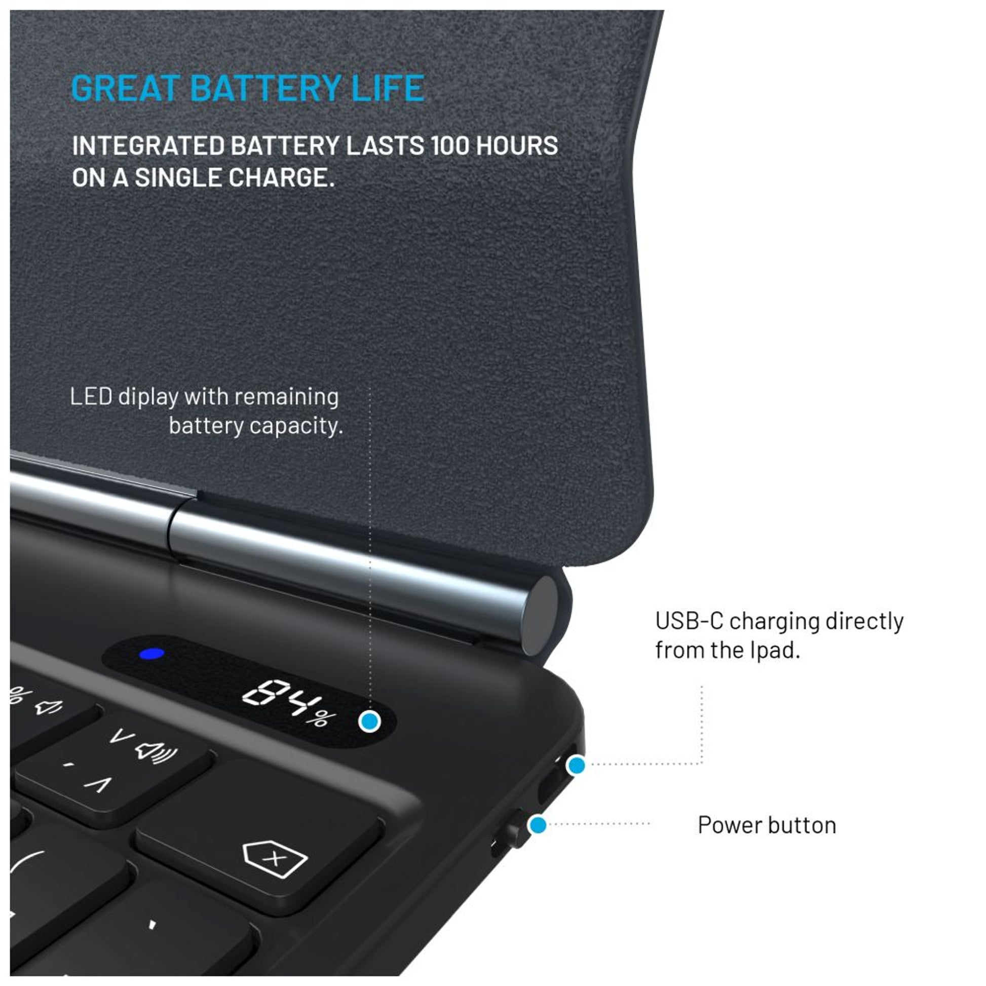 Pouzdro s bezdrátovou klávesnicí FIXED Typee pro Apple iPad Pro 11" (2018-2022)/iPad Air (2020-2025), CZ, černé - FIXED