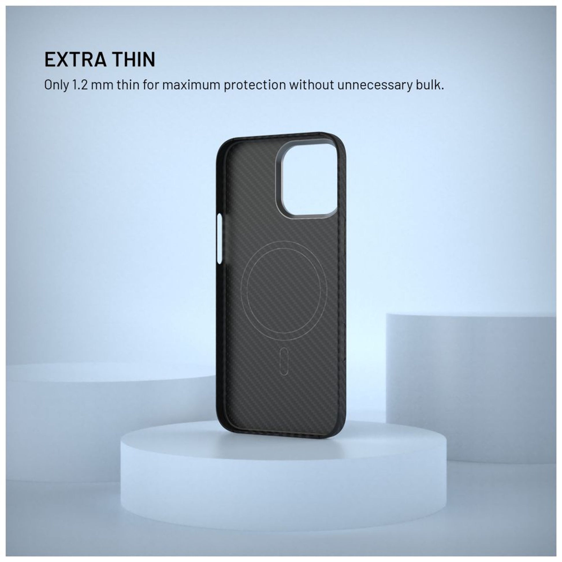 Aramidowy tylny obudowa FIXED MagVelar z obsługą Magsafe dla Apple iPhone 16 Pro Max, czarny - FIXED