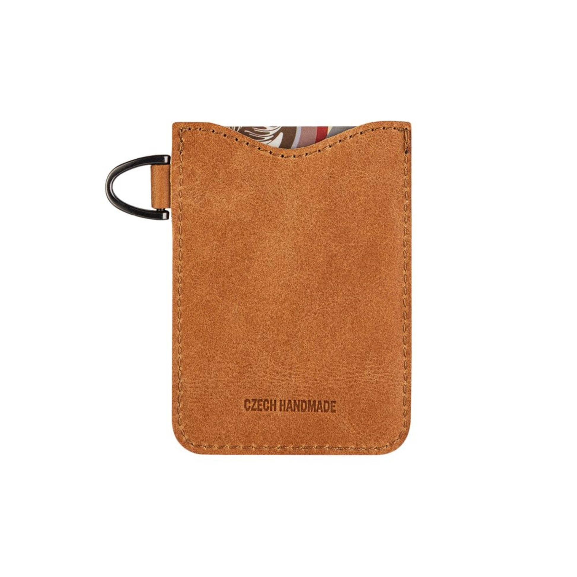 Kožené pouzdro na karty FIXED Cards, hnědé - FIXED