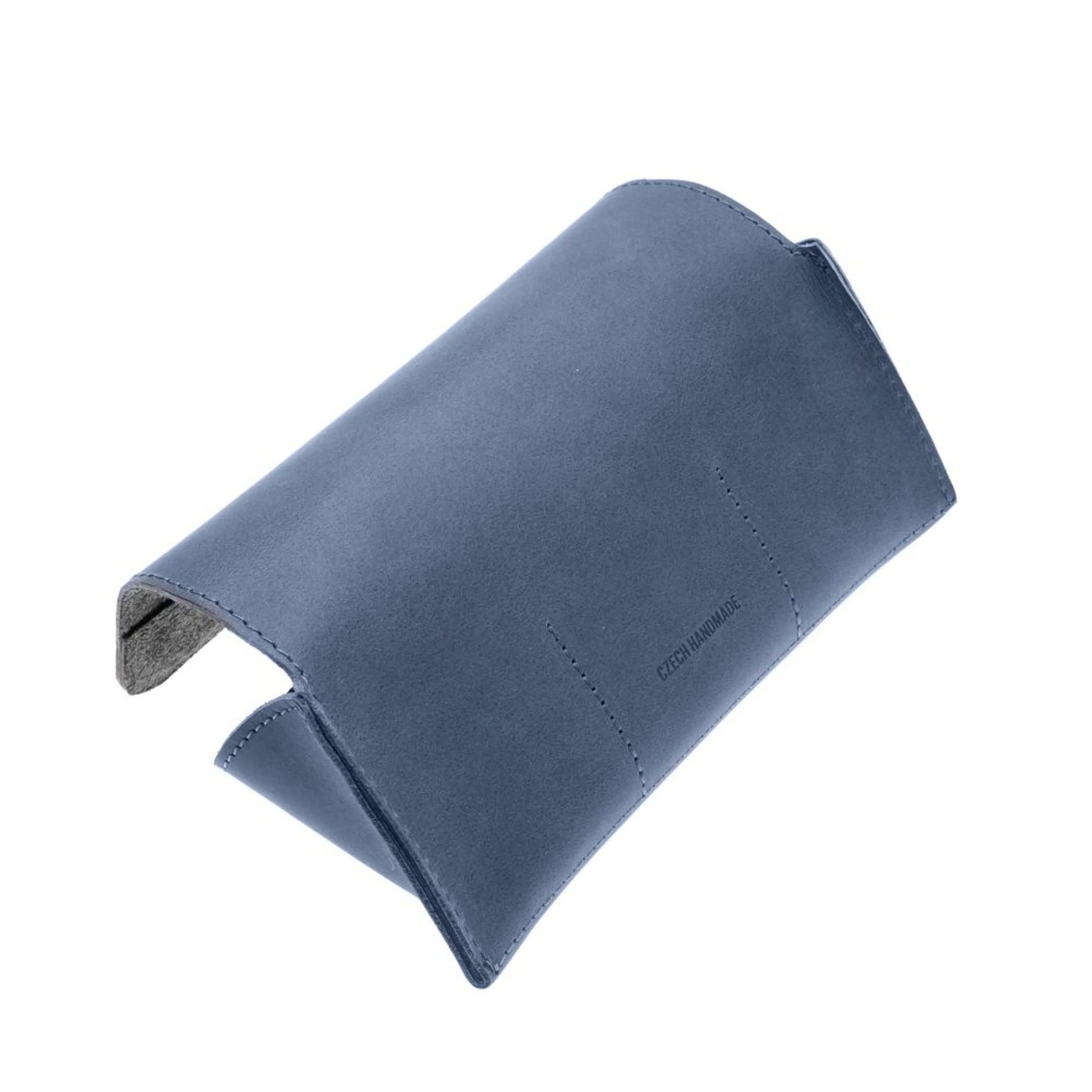 Pouzdro na brýle FIXED Case for Glasses s kapsou pro smart tracker, modré - FIXED