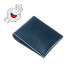 Kožená peněženka FIXED Wallet z pravé hovězí kůže, modrá - FIXED