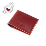 Kožená peněženka FIXED Wallet z pravé hovězí kůže, červená - FIXED