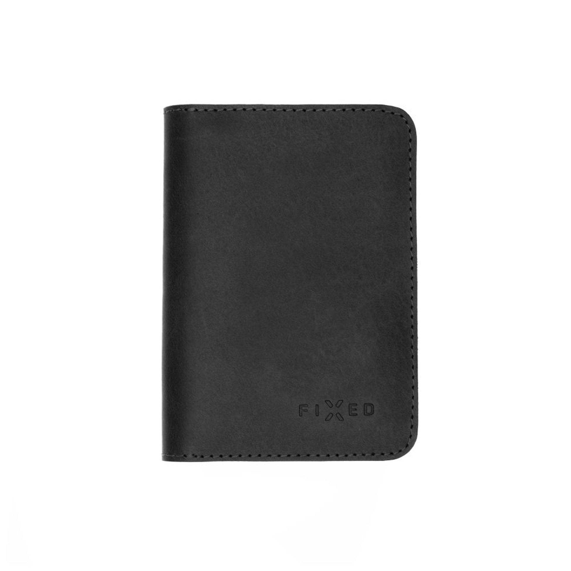 Kožená peněženka FIXED Wallet XL, černá - FIXED