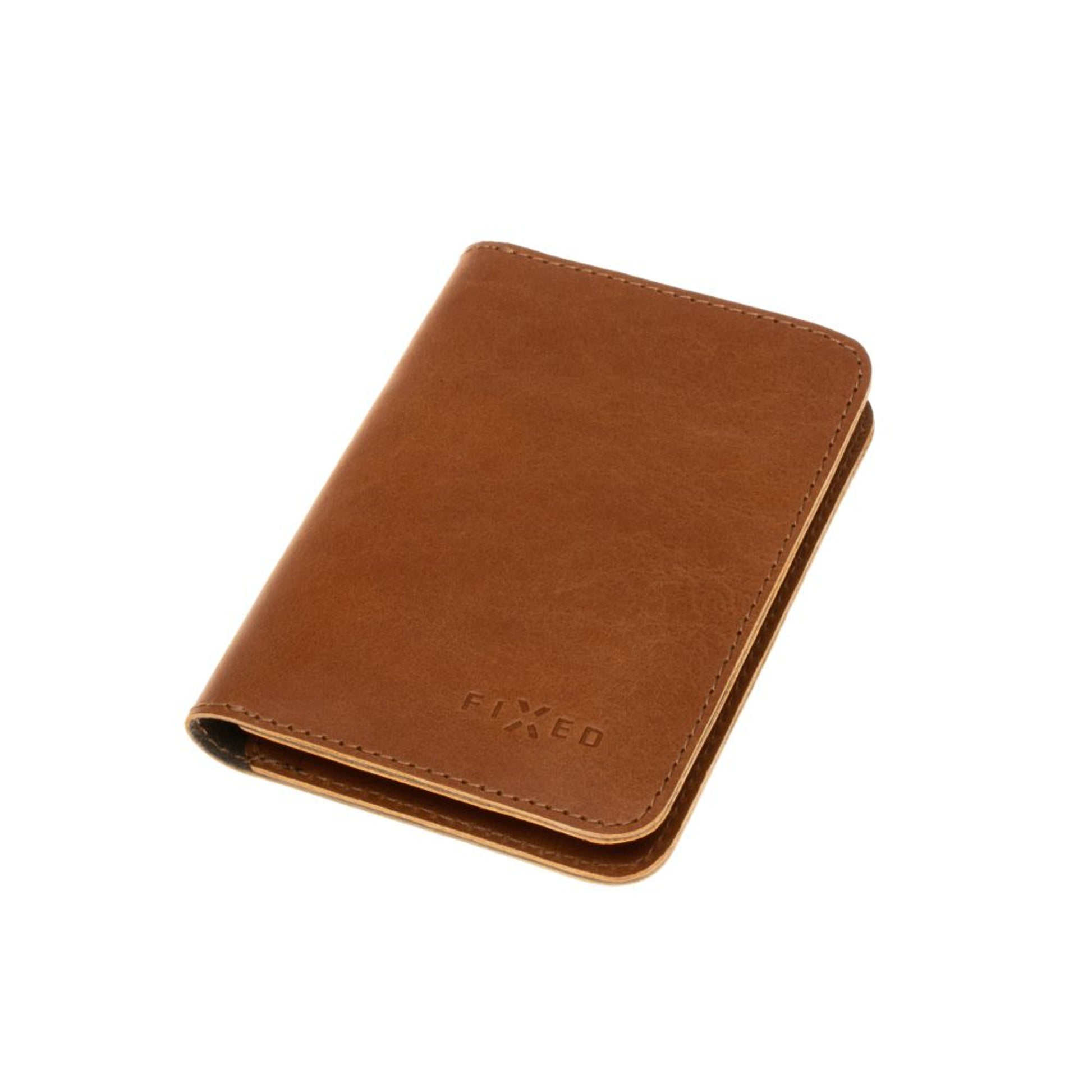 Kožená peněženka FIXED Wallet XL, hnědá - FIXED