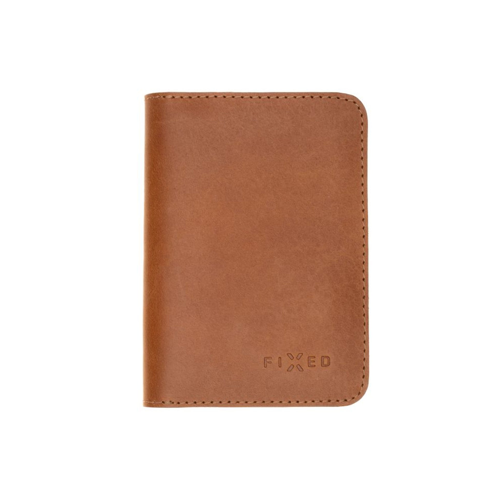 Kožená peněženka FIXED Wallet XL, hnědá - FIXED