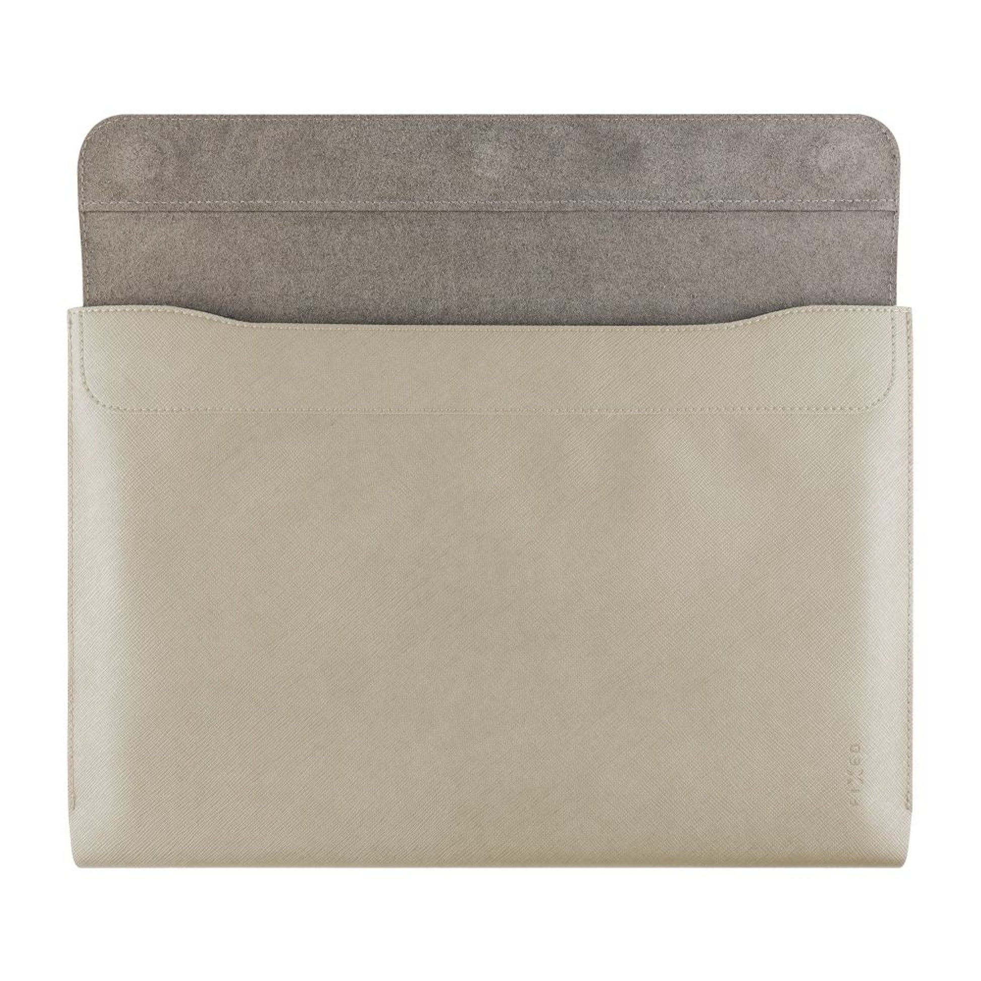 Pouzdro FIXED York pro notebooky o úhlopříčce do 15,3", krémové - FIXED