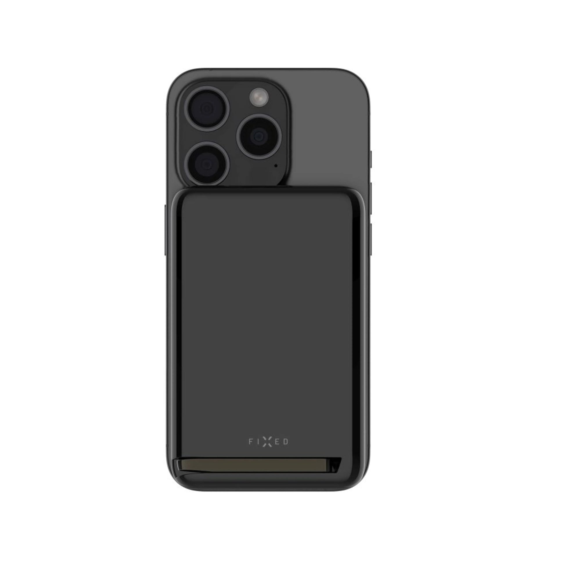 Powerbanka FIXED MagZen 10 Pro s bezdrátovým nabíjením se standardem Qi2 a podporou MagSafe, 10 000 mAh, černá - FIXED