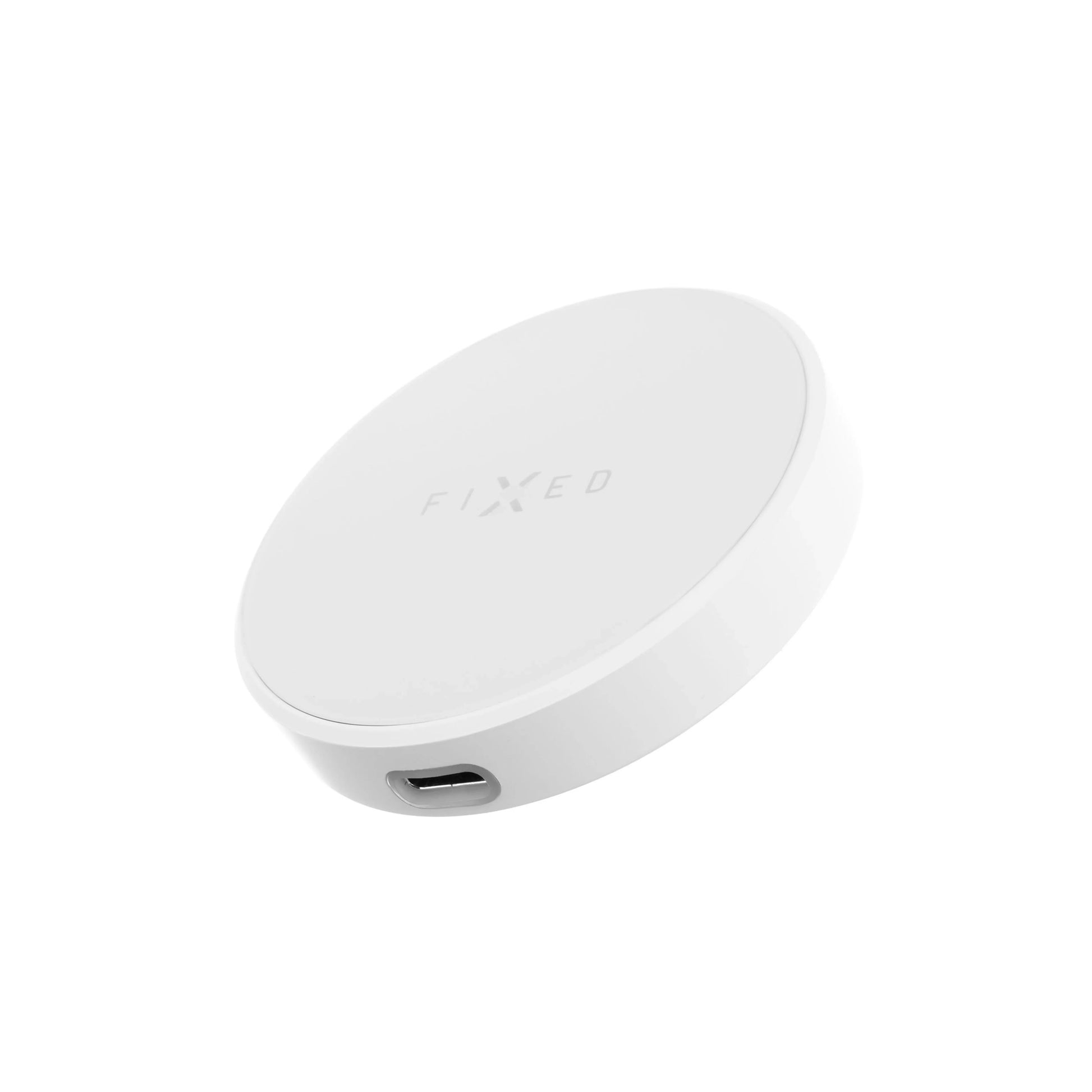 Stojánek s bezdrátovým nabíjením 3v1 FIXED MagPowerstation s podporou uchycení MagSafe, 15W+15W+5W, bíly,rozbaleno - FIXED
