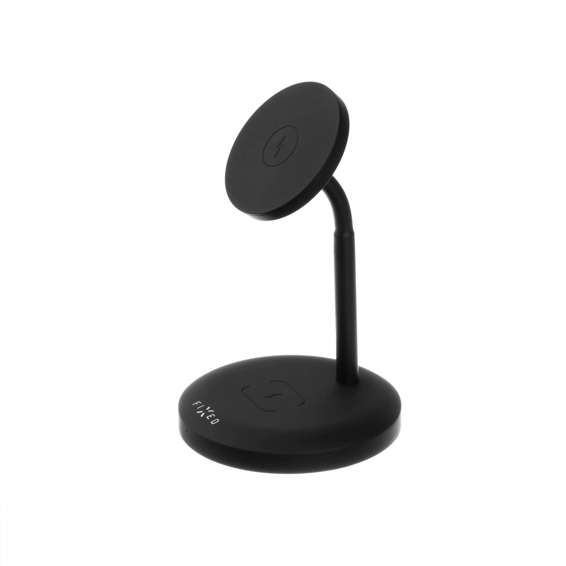 Stojánek s bezdrátovým nabíjením 2v1 FIXED MagStand s podporou uchycení MagSafe, 15W+5W, černý,rozbaleno - FIXED