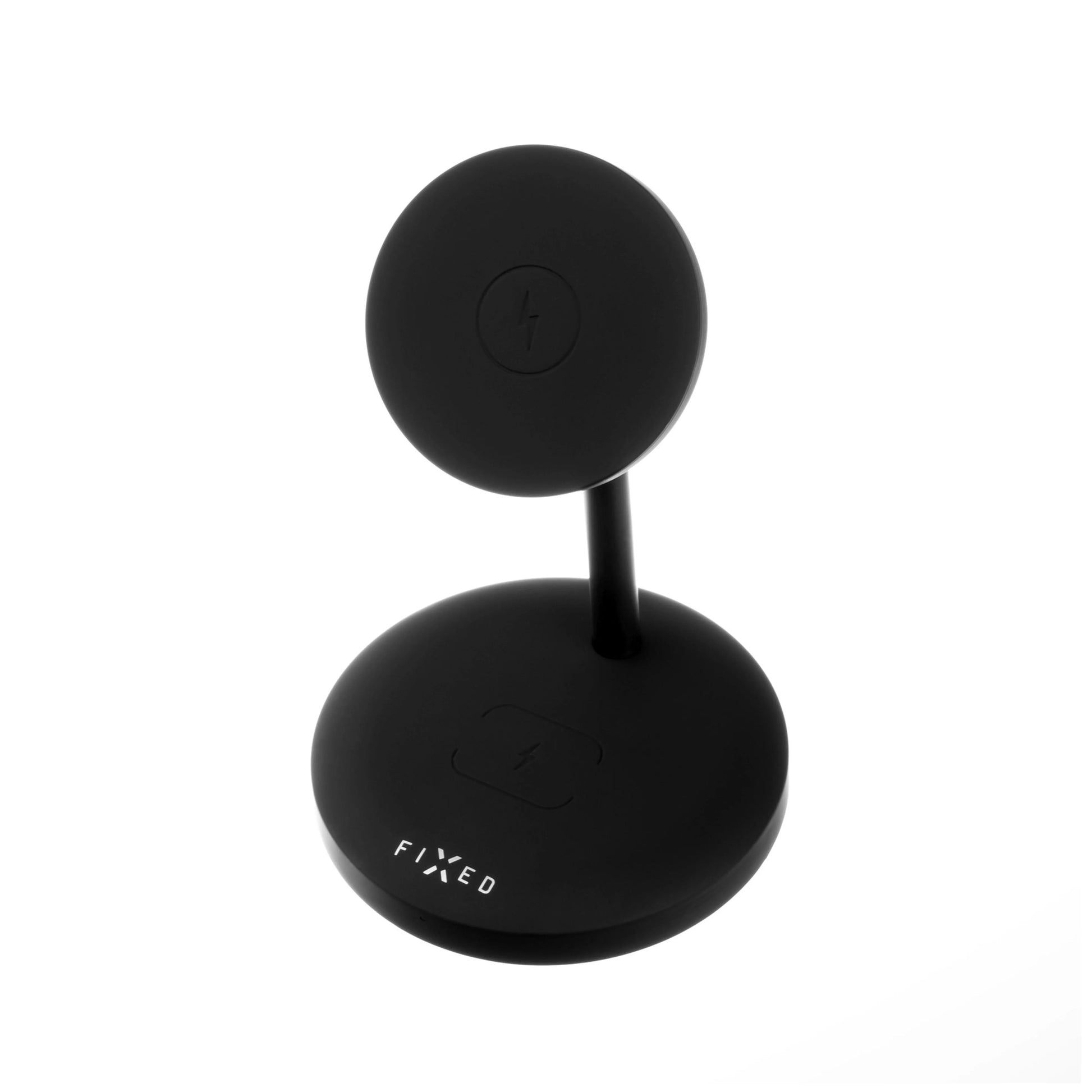 Stojánek s bezdrátovým nabíjením 2v1 FIXED MagStand s podporou uchycení MagSafe, 15W+5W, černý,rozbaleno - FIXED
