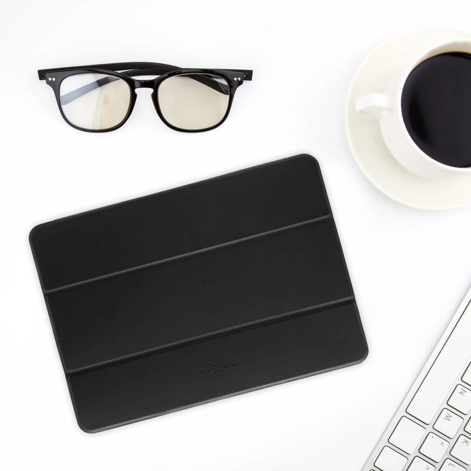 Pouzdro FIXED Padcover pro Apple iPad 10,2" (2019/2020) se stojánkem, podpora Sleep and Wake, temné šedé,rozbaleno - FIXED