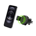 Univerzální držák s bezdrátovým nabíjením FIXED Roll 2 do mřížky ventilace, 15W, černý,rozbaleno - FIXED