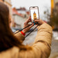 Púzdro FIXED Pure Neck s čiernou šnúrkou na krk pre Apple iPhone 15 Pro Max