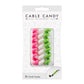 Organizer do kabli Cable Candy Small Snake, 3 szt., różne kolory