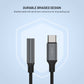 Redukce z hliníku FIXED Link USB-C na 3,5mm jack, space gray