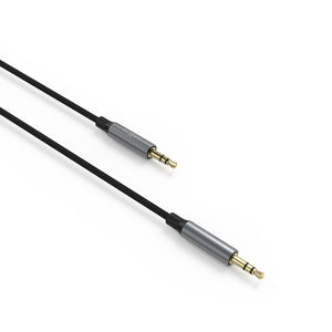 Audio kabel FIXED Link 3,5mm jack na 3,5mm jack, 1.5m, space gray