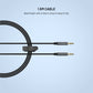Audiokabel FIXED Link 3,5-mm-Klinkenstecker auf 3,5-mm-Klinkenstecker, 1,5 m, Space Grau