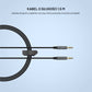 Kabel audio FIXED Link, wtyk 3,5 mm – wtyk 3,5 mm, 1,5 m, space gray