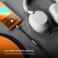 Redukce z hliníku FIXED Link Lightning na 3,5mm jack, space gray