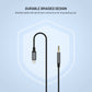 FIXED Link Lightning-auf-3,5-mm-Klinkenstecker-Audiokabel, 1,5 m, Space Grau