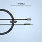 FIXED Link Lightning-auf-3,5-mm-Klinkenstecker-Audiokabel, 1,5 m, Space Grau