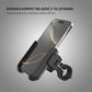 Uniwersalny uchwyt na telefon komórkowy do motocykla i roweru FIXED Bikee Anti-Shock z modułem antywibracyjnym, czarny