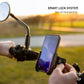 Universelle Handyhalterung für Motorräder und Fahrräder FIXED Bikee Anti-Shock mit Antivibrationsmodul, schwarz