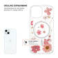Tylne etui FIXED MagBloom z obsługą MagSafe do Apple iPhone 15, Pink Blossom