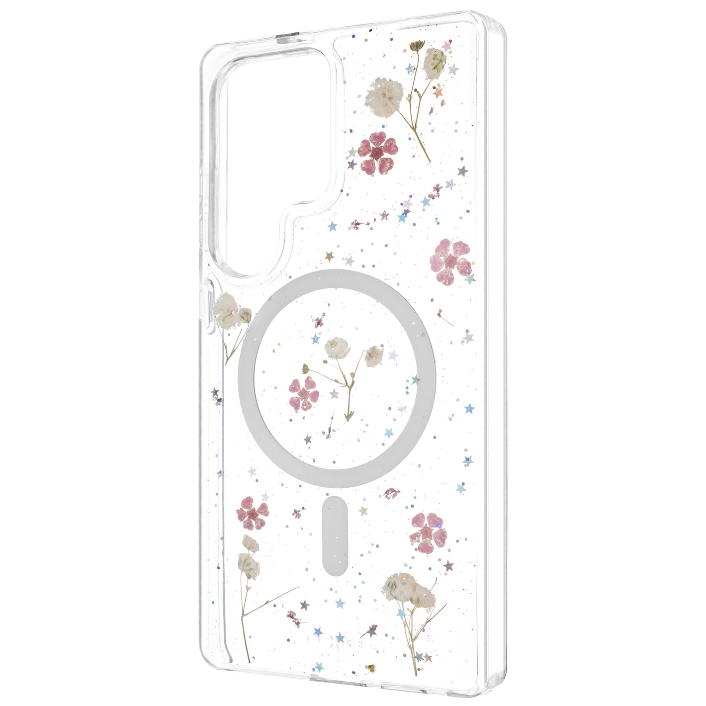 Tylne etui FIXED MagBloom z obsługą MagSafe do Samsung Galaxy S25 Ultra, Blush Plum